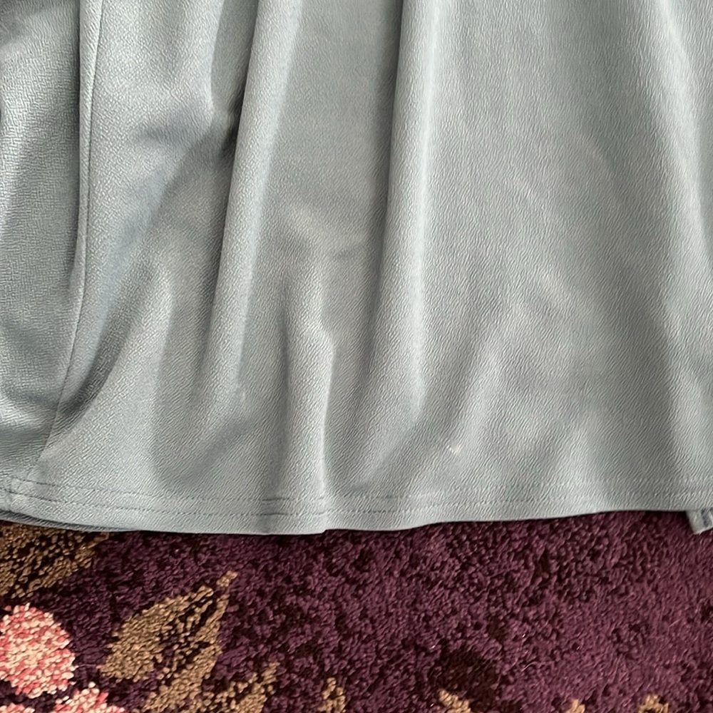 Birdy Grey Ash Crepe Dress in color Sea Glass Sz XL - Picture 12 of 16